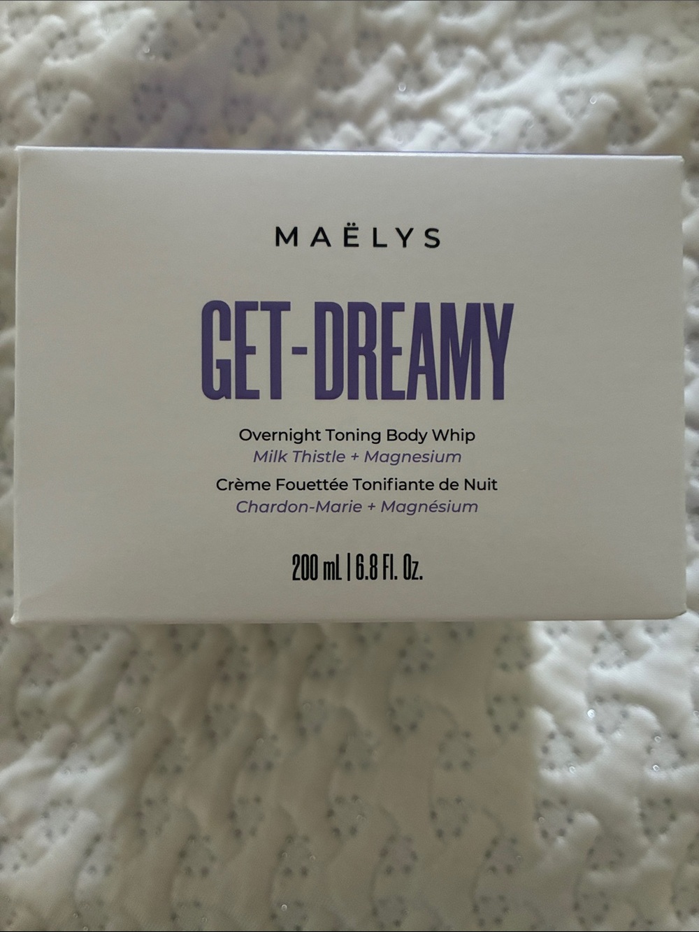 MAËLYS Get-Dreamy Overnight Toning Body Whip - White & Purple